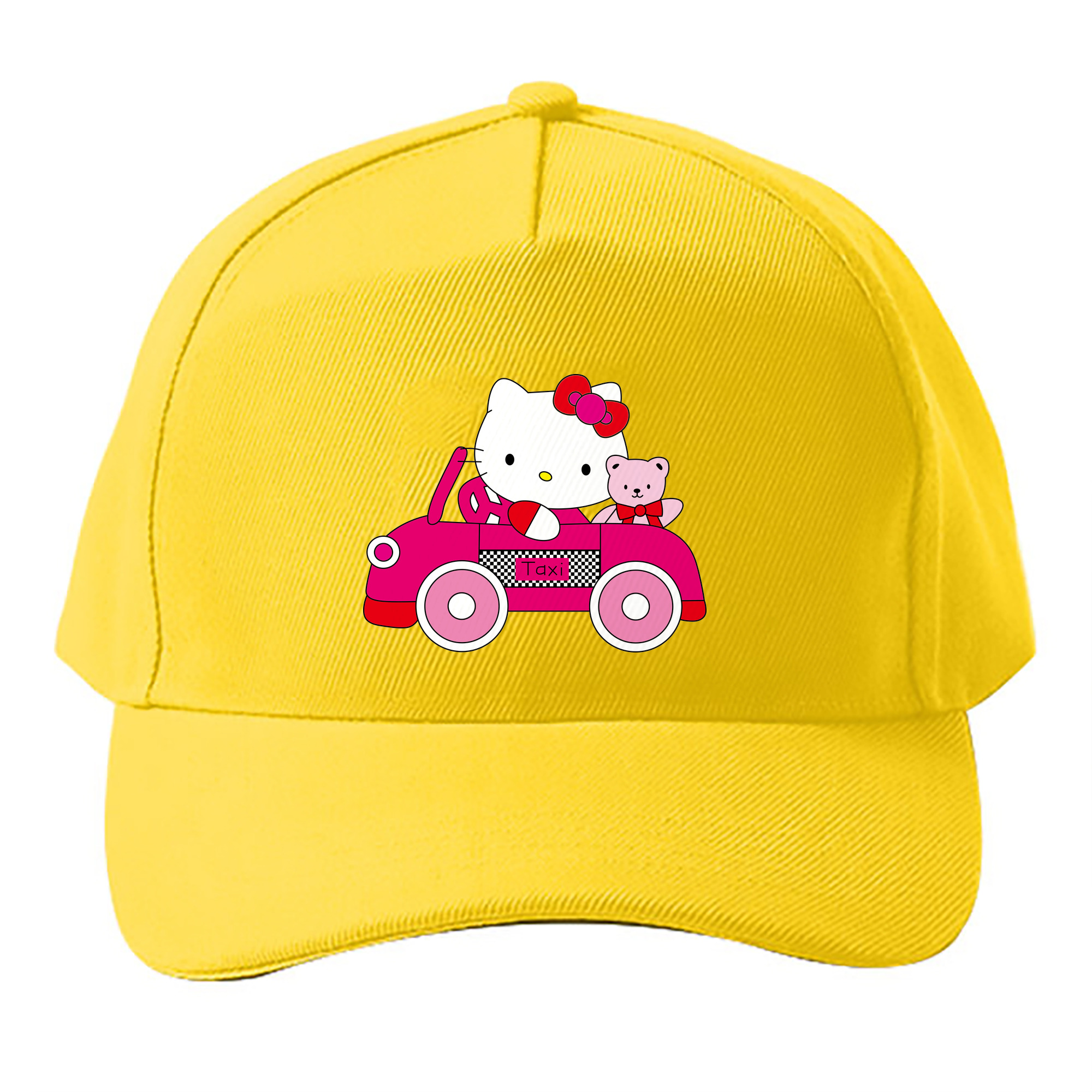 （画像用） Hello Kitty ハローキティ ベースボールキャップ 綿100％ 男女兼用 帽子 スポーツ